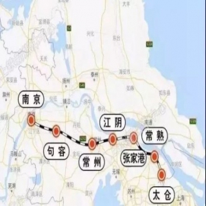 上海 江苏更便捷，江苏南沿江城际铁路开工啦！